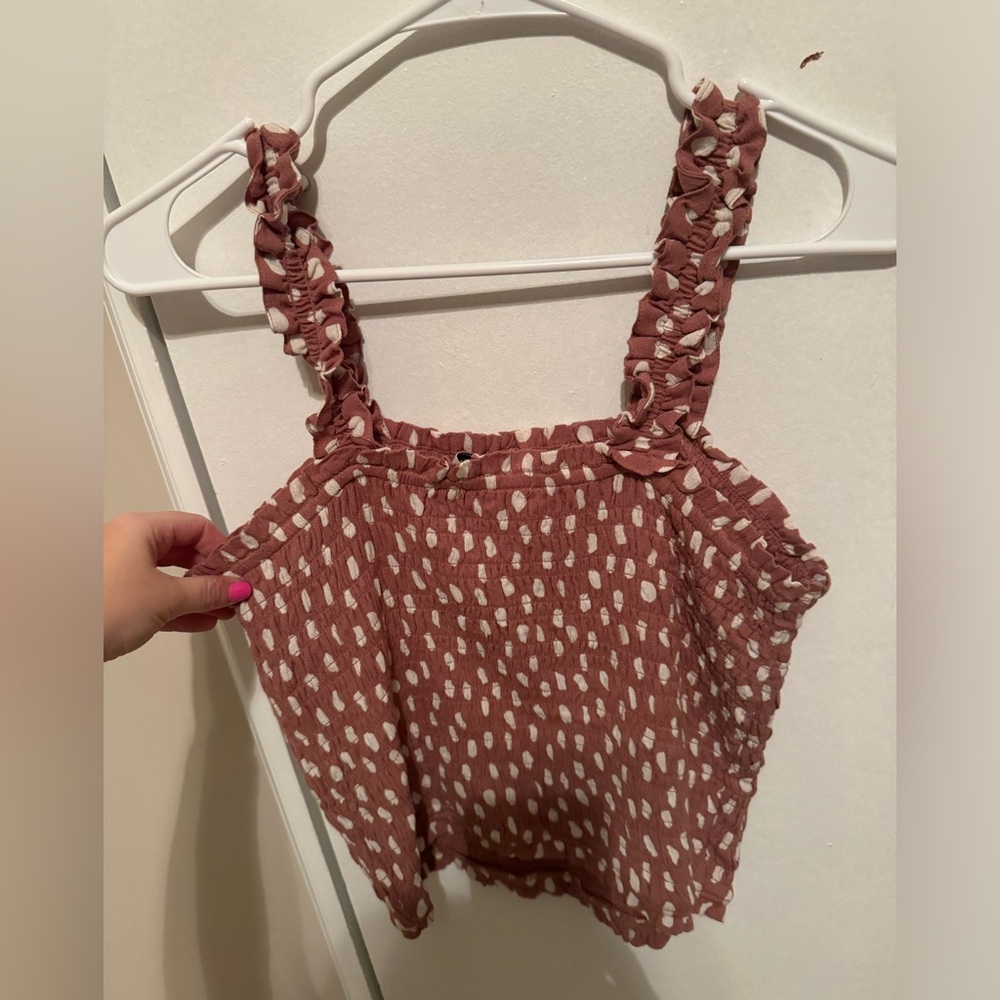 Abercrombie crop stretch tank